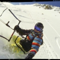 Snowkiting session Bernina pass - Switzerland 03.201